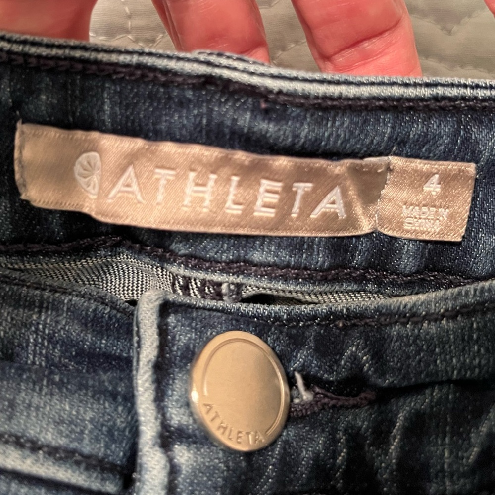 Athleta Women’s Sculptek Skinny Jeans Size 4 - Picture 5 of 8
